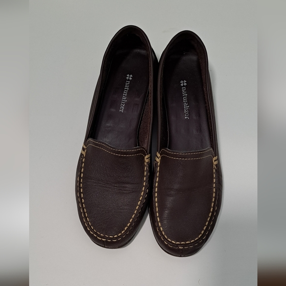 Naturalizer Simba Loafers – Women’s Size 7.5 Wide (Chocolate Brown Leather) - Picture 2 of 8